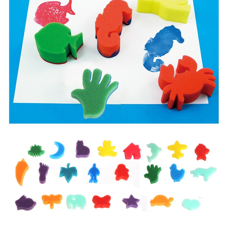 Best ideas about Kid Crafts Toys
. Save or Pin 24Pcs Sponge Set Children Kids Art Craft Painting DIY Toy Now.