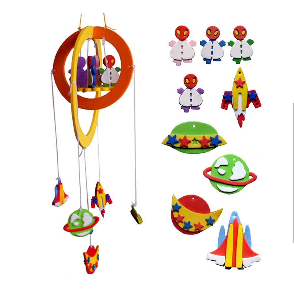 Best ideas about Kid Crafts Toys
. Save or Pin Handmade DIY 3D EVA Craft Toy Kits Windbell Hangings Now.