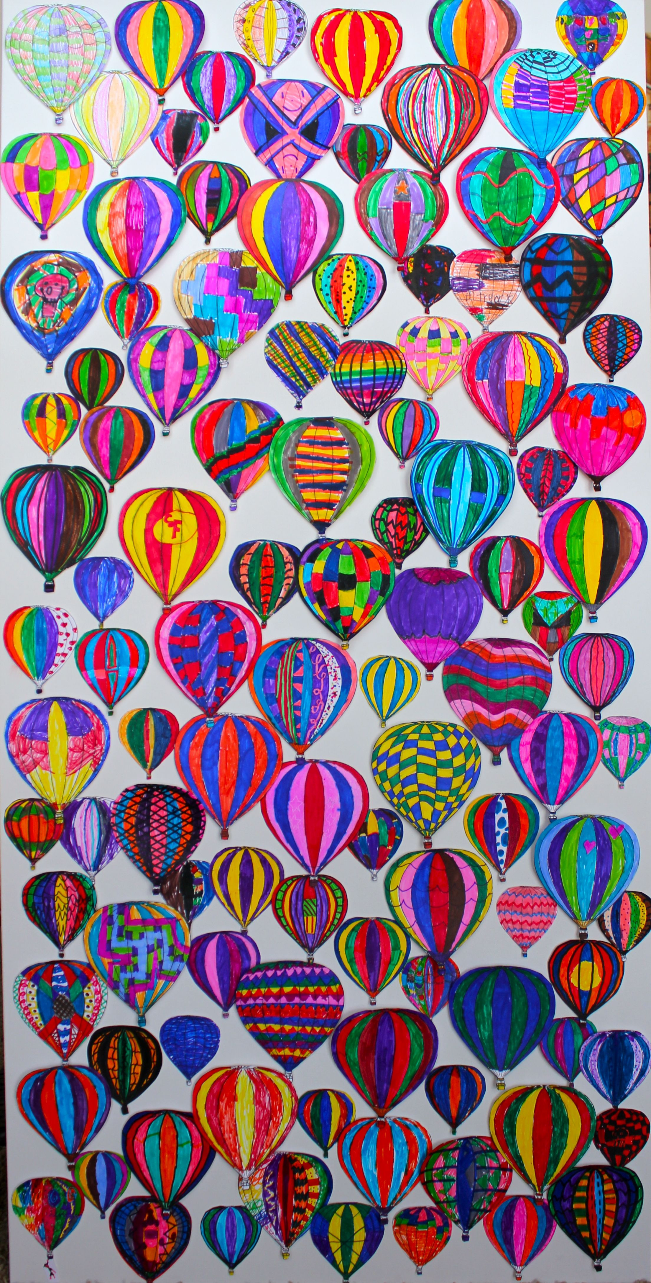 Best ideas about Kids Art Projects
. Save or Pin 3rd grade art project Kids decorated 3 different sizes of Now.