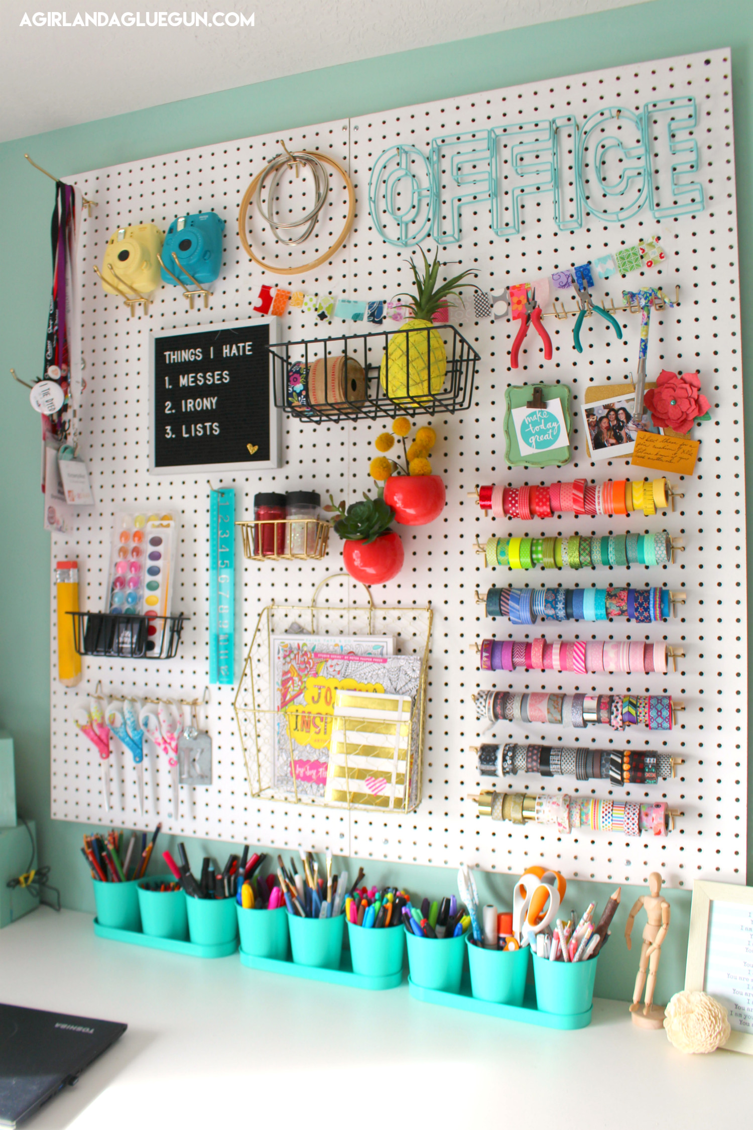 Best ideas about Kids Craft Room Ideas
. Save or Pin over 30 ways to organize with a Peg board Now.