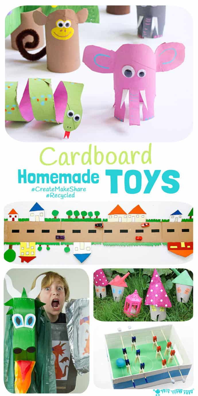 Best ideas about Kids Craft Toys
. Save or Pin Cardboard Homemade Toys Kids Craft Room Now.