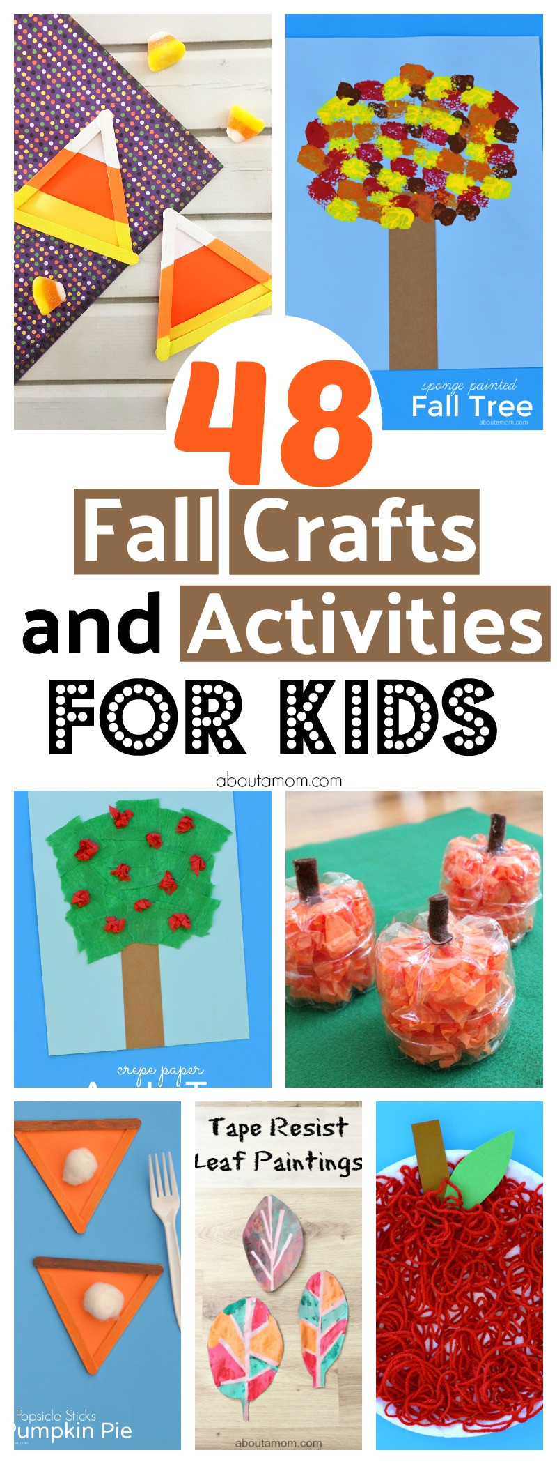 Best ideas about Kids Crafts And Activities
. Save or Pin 48 Fun Fall Crafts and Activities for Kids About A Mom Now.