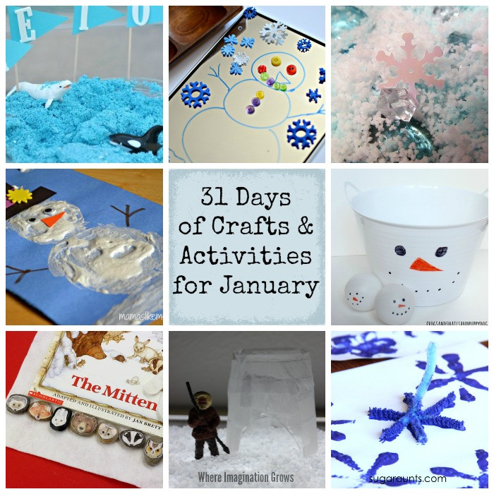 Best ideas about Kids Crafts For January
. Save or Pin 31 Days of Kids Activities for January Where Imagination Now.