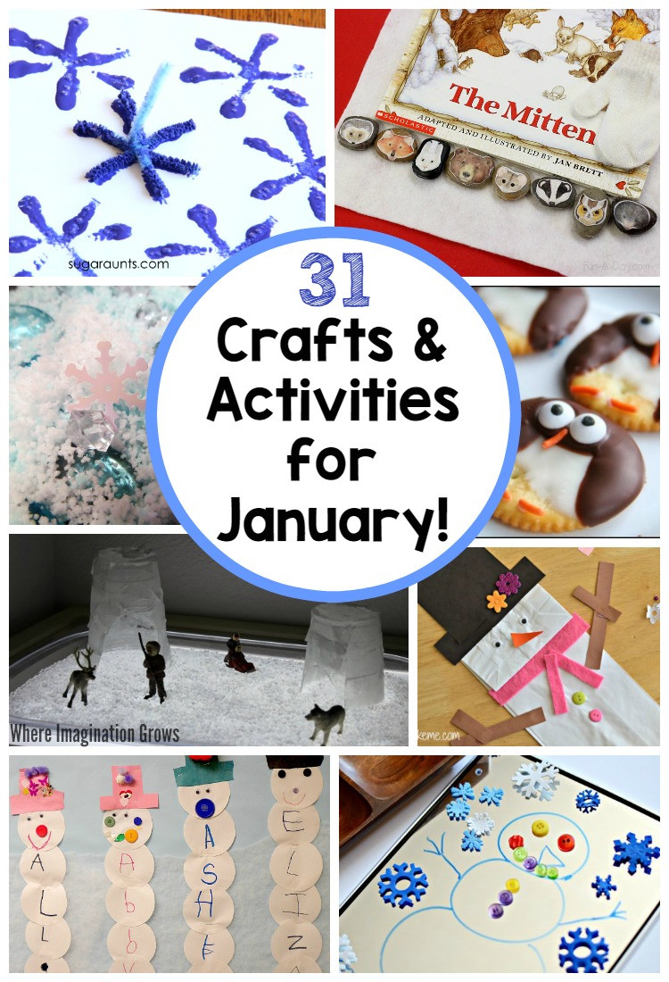 Best ideas about Kids Crafts For January
. Save or Pin 31 Days of Kids Activities for January Free Winter Now.