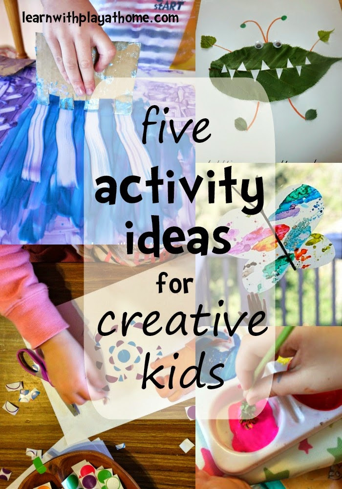 Best ideas about Kids Creative Activities At Home
. Save or Pin Learn with Play at Home 5 Activity Ideas for Creative Kids Now.