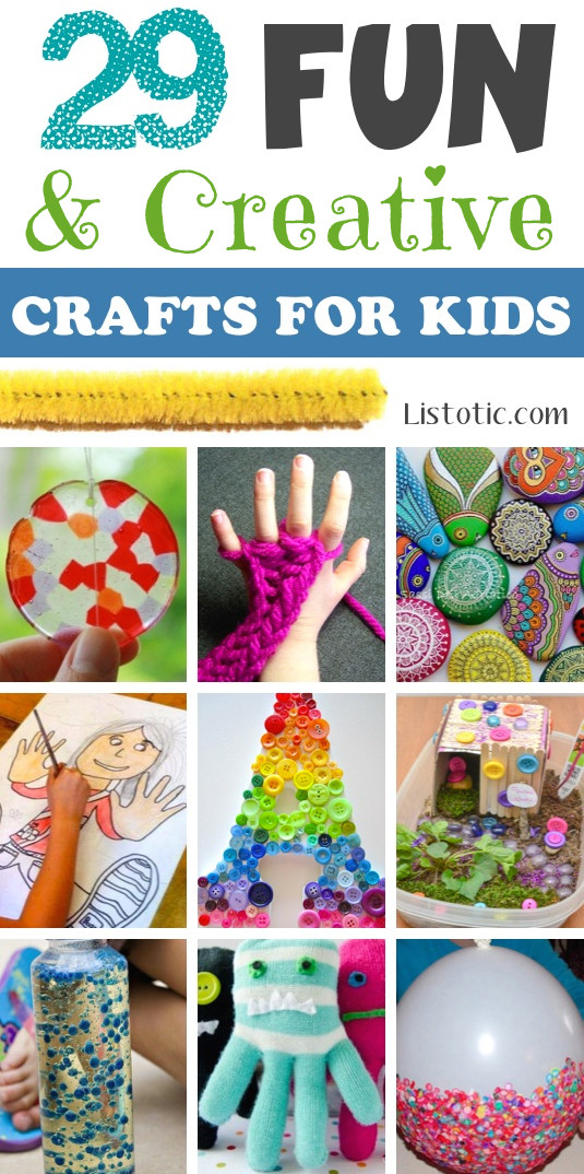 Best ideas about Kids- Creative Activities At Home
. Save or Pin 29 The BEST Crafts For Kids To Make projects for boys Now.