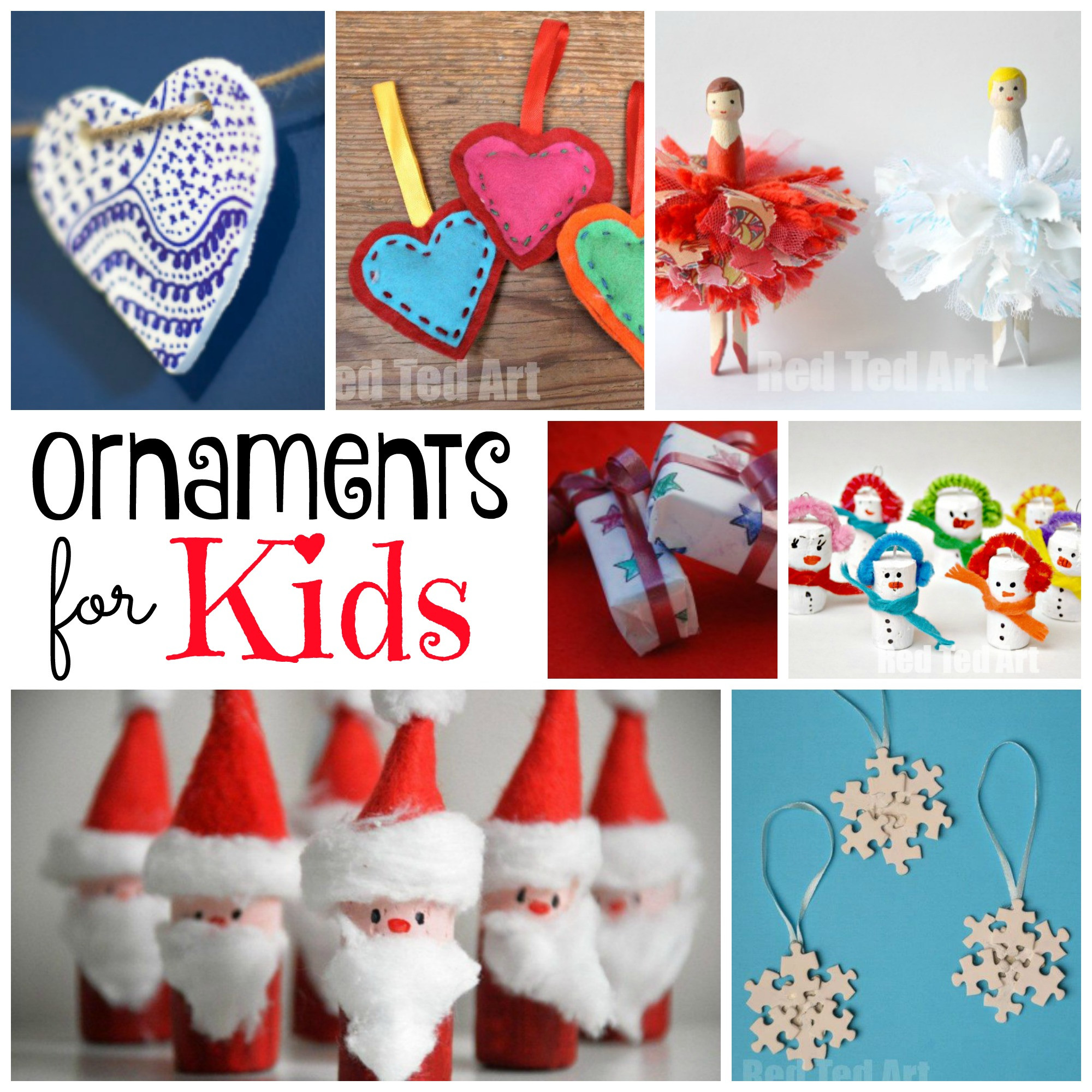 Best ideas about Kids DIY Christmas Ornaments
. Save or Pin DIY Christmas Ornaments Red Ted Art s Blog Now.