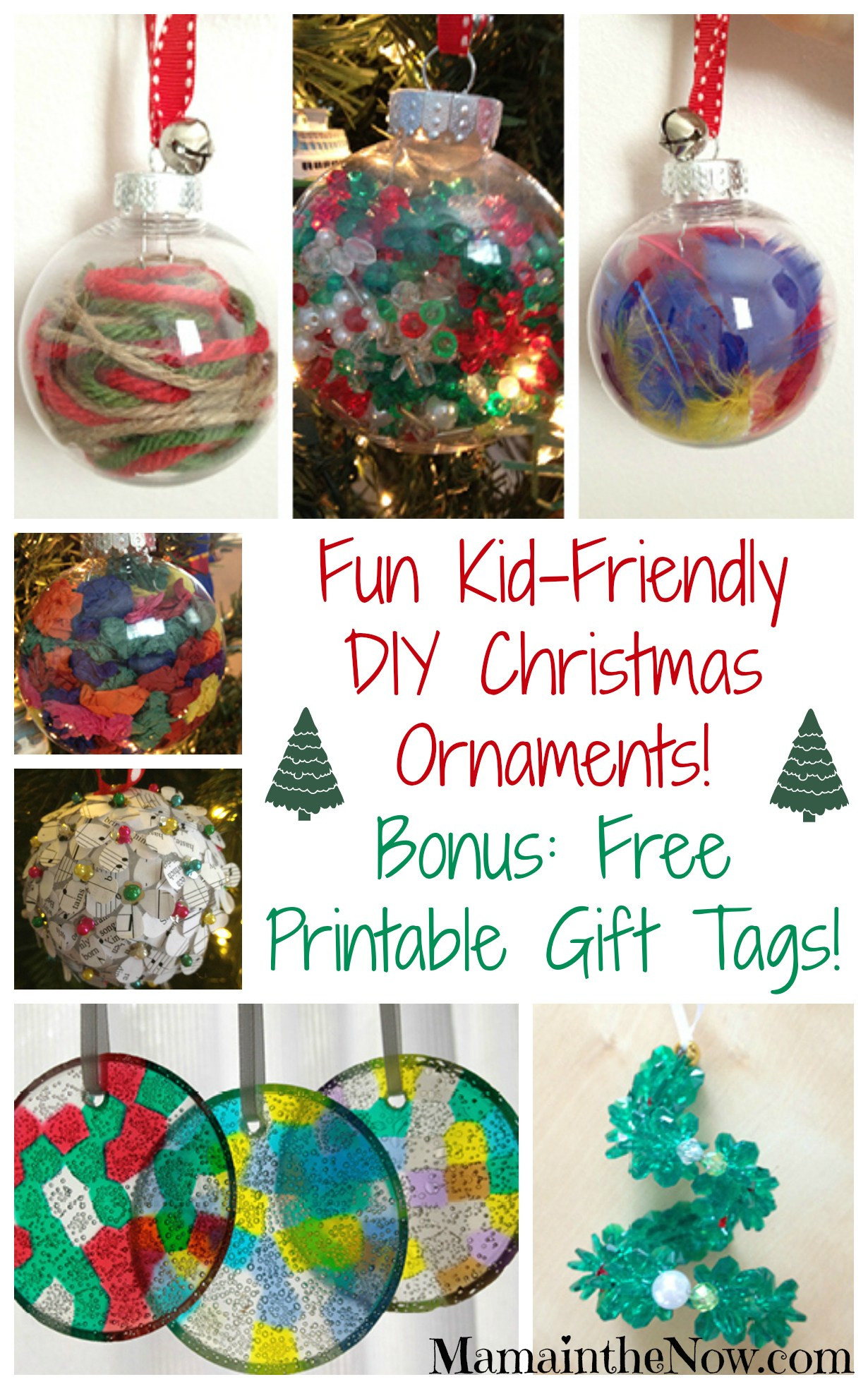 Best ideas about Kids DIY Christmas Ornaments
. Save or Pin Easy Kid Friendly DIY Christmas Ornaments Now.