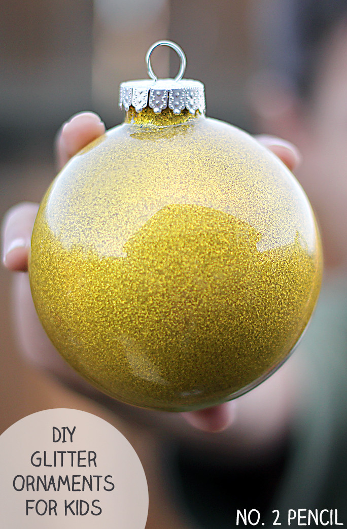 Best ideas about Kids DIY Ornaments
. Save or Pin DIY Glitter Ornaments for Kids No 2 Pencil Now.