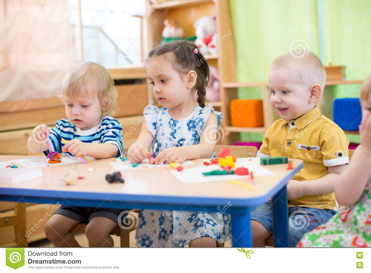 Best ideas about Kids Doing Arts And Crafts
. Save or Pin Kids Doing Arts And Crafts In Day Care Centre Stock Image Now.