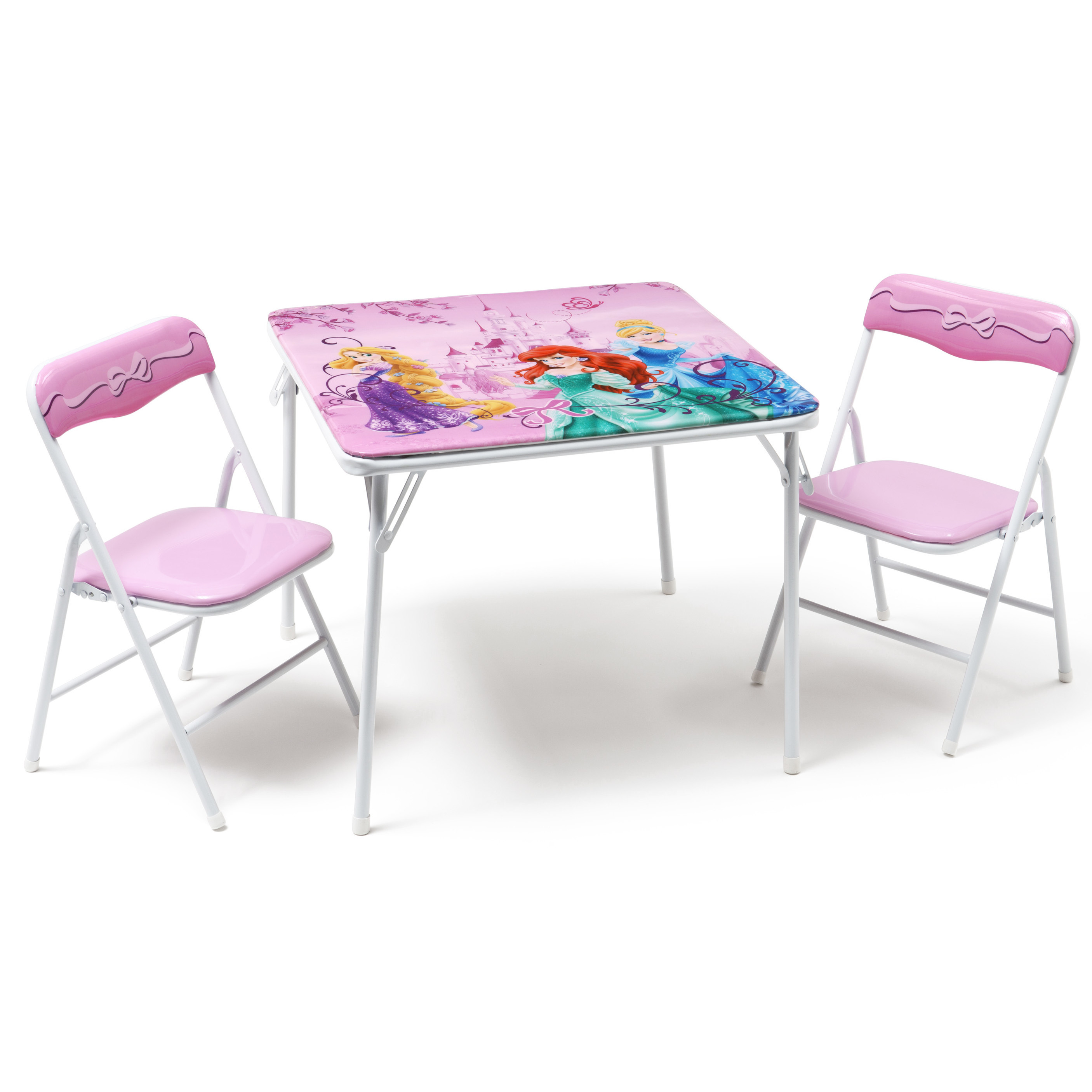 Best ideas about Kids Folding Table And Chairs
. Save or Pin DeltaChildren Princess Folding Children 3 Piece Square Now.