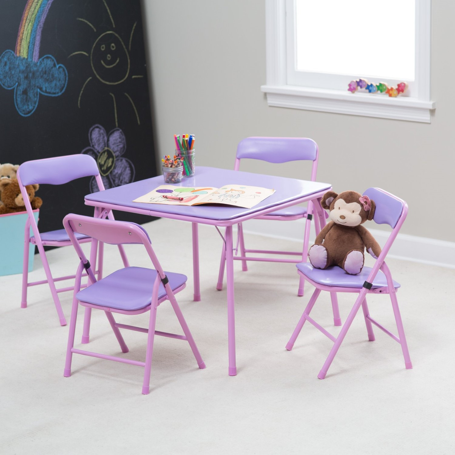 Best ideas about Kids Folding Table And Chairs
. Save or Pin Showtime Childrens Folding Table and Chair Set Now.