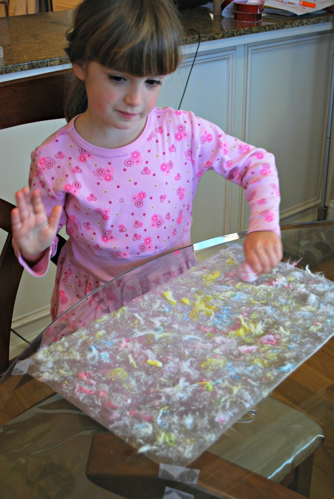 Best ideas about Kids Making Art
. Save or Pin Sensory Art with Cotton Balls Mess for Less Now.