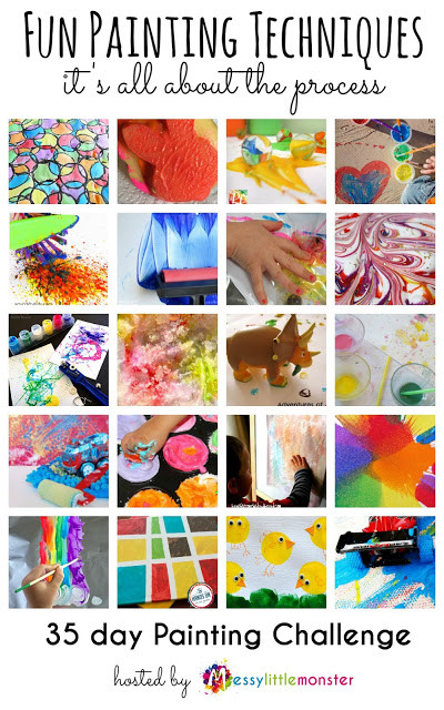 Best ideas about Kids Painting Tutorial
. Save or Pin 35 Painting Technique Ideas Painting Challenge Messy Now.