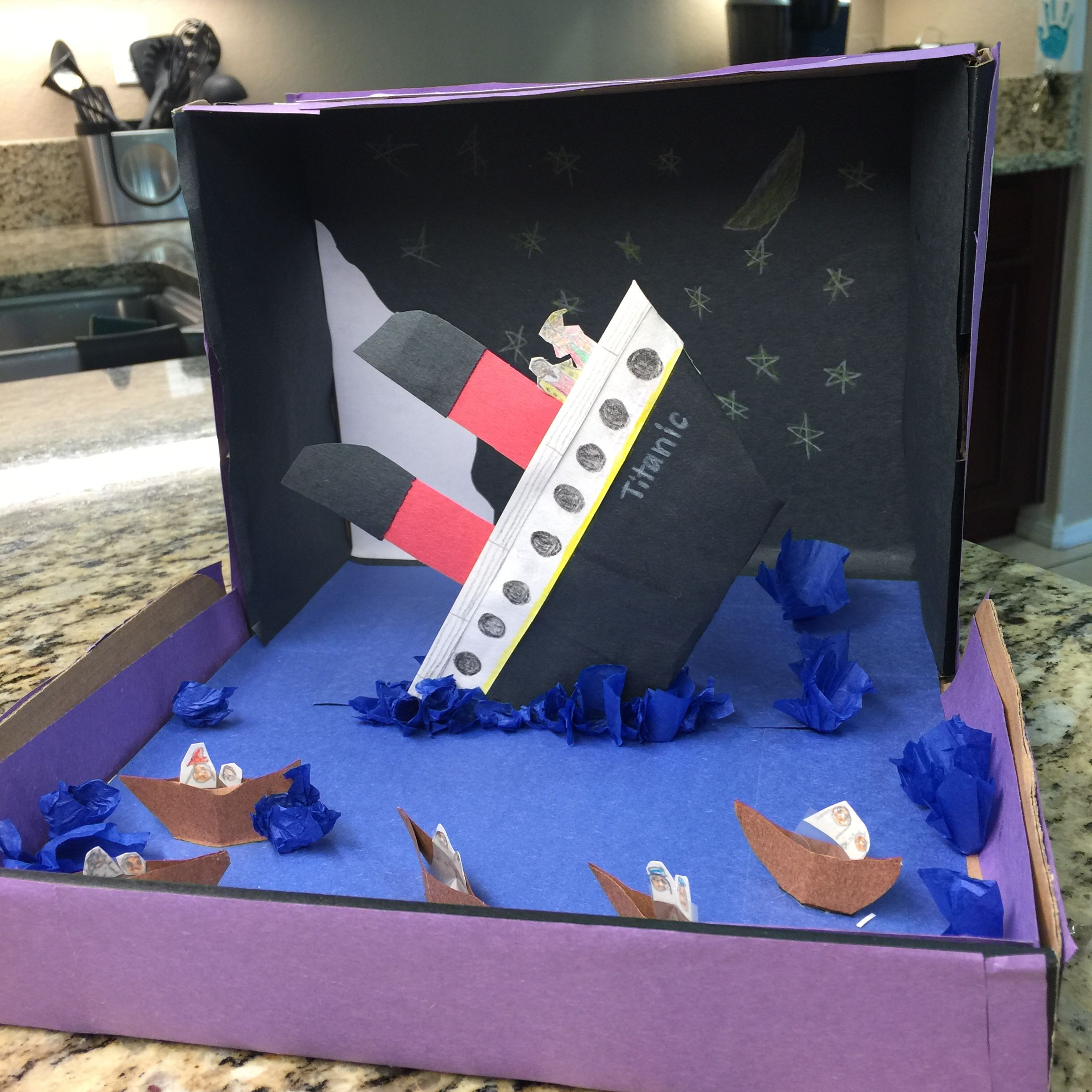 Best ideas about Kids Project Idea
. Save or Pin Titanic diorama Back to school Now.