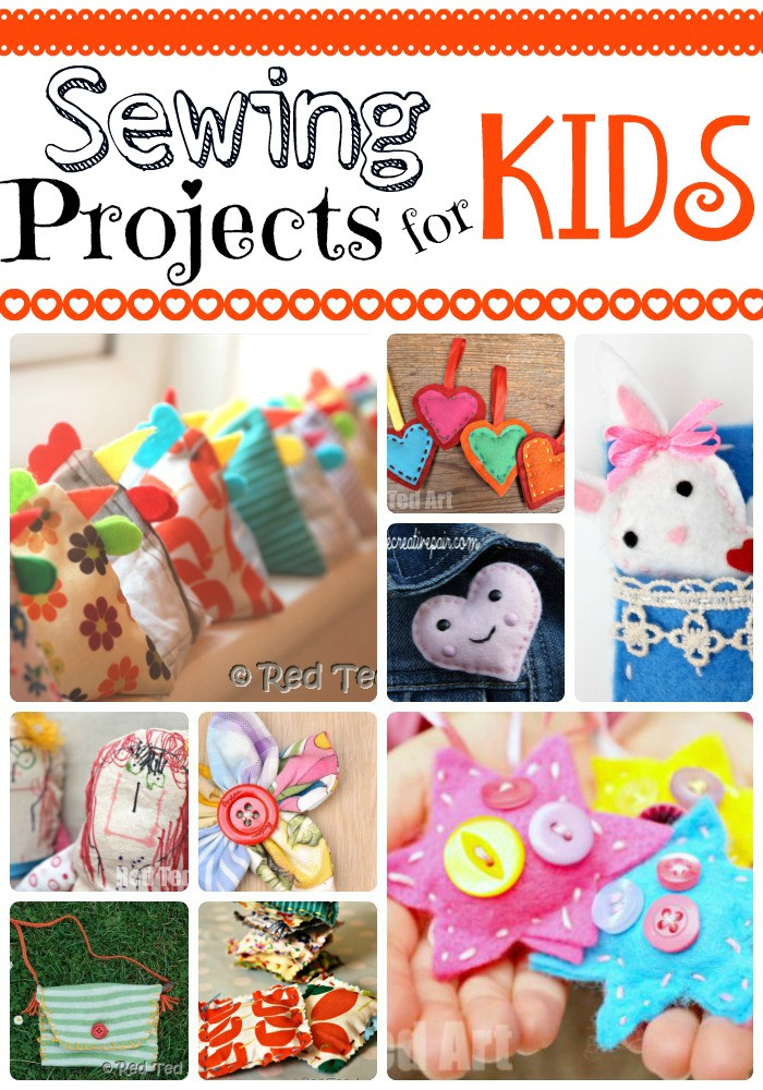 Best ideas about Kids Project Idea
. Save or Pin Sewing Projects for Kids Red Ted Art s Blog Now.
