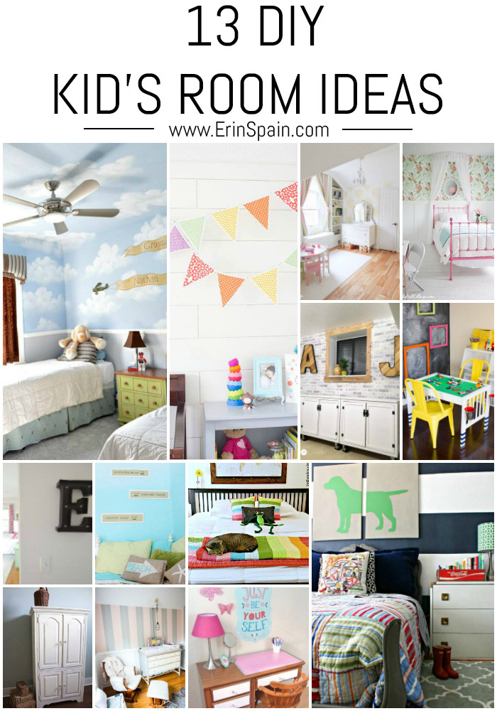 Best ideas about Kids Room DIY
. Save or Pin 13 DIY Kid s Room Ideas Erin Spain Now.