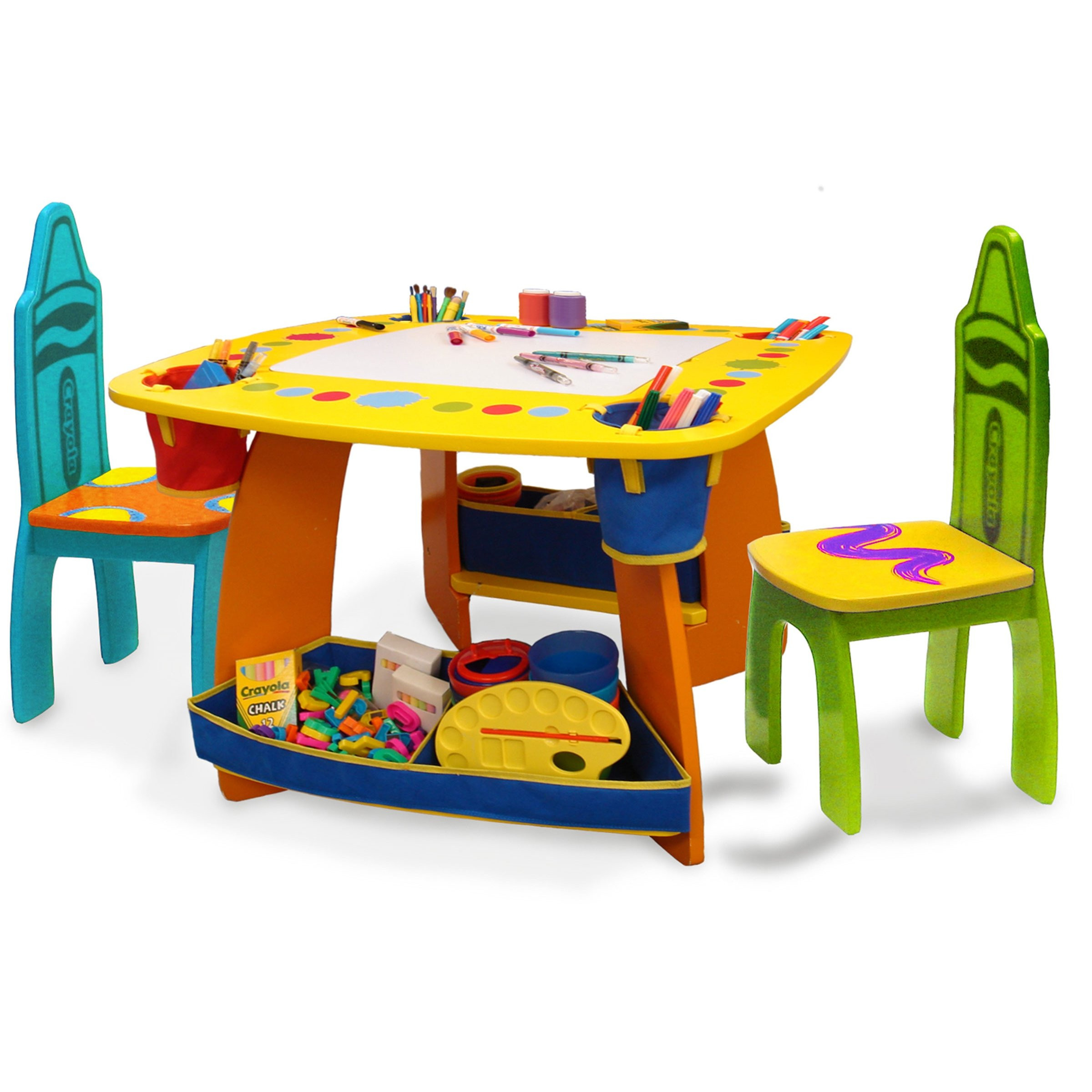 Best ideas about Kids Table And Chairs
. Save or Pin Grow n Up Crayola Wooden Kids 3 Piece Table and Chair Set Now.