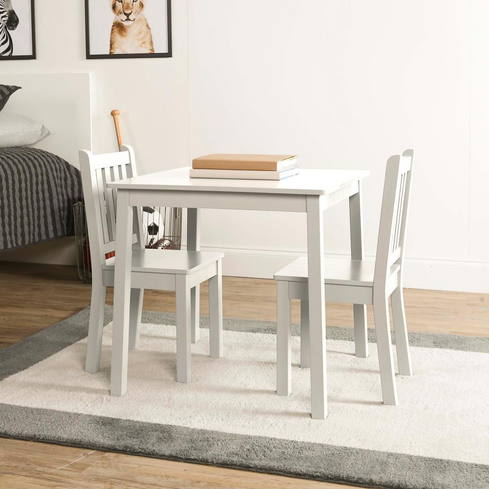 Best ideas about Kids Table And Chairs
. Save or Pin Tot Tutors Daylight 3 Piece White Kids Table and Chair Set Now.