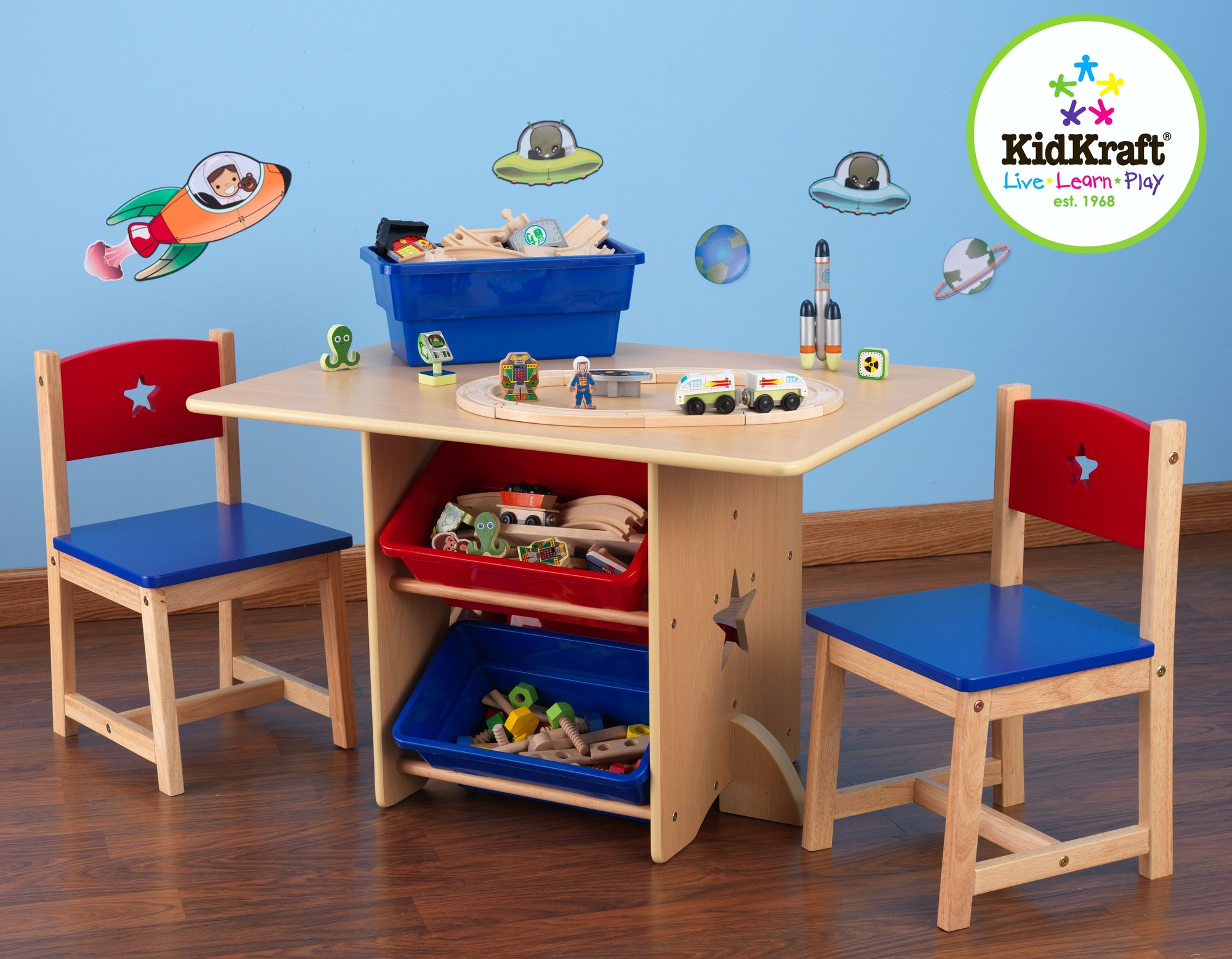 Best ideas about Kids Table And Chairs
. Save or Pin KidKraft Kids Star Activity Wood Table Amp 2 Chair Now.