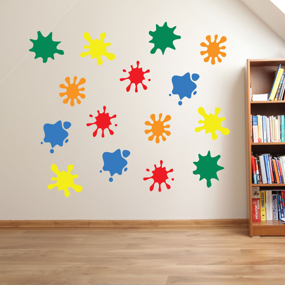 Best ideas about Kids Wall Art
. Save or Pin Kids Paint Blobs Wall Stickers Kids Nursery Play Room Home Art Now.