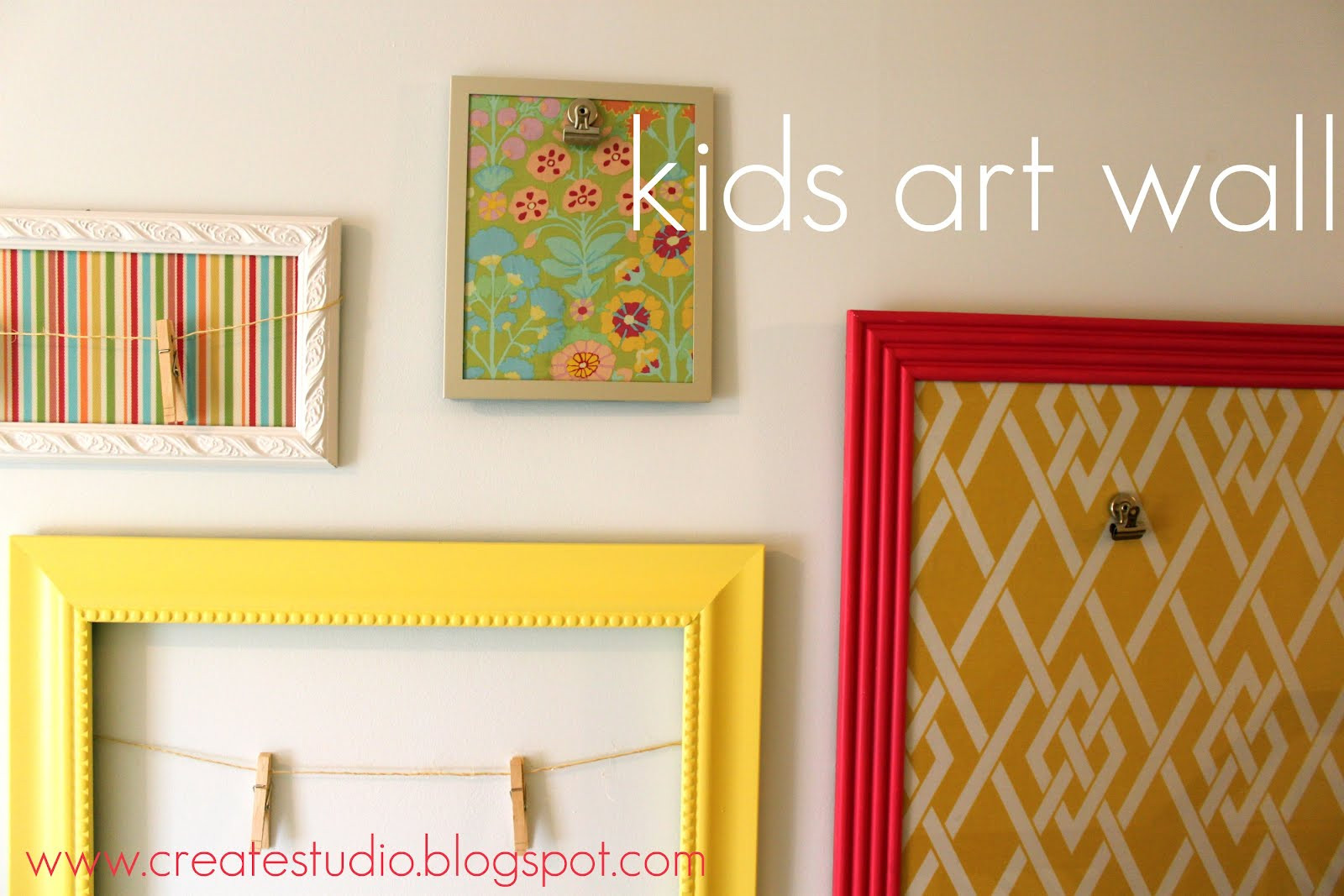 Best ideas about Kids Wall Art
. Save or Pin CREATE STUDIO How to Make a Kids Art Wall Now.