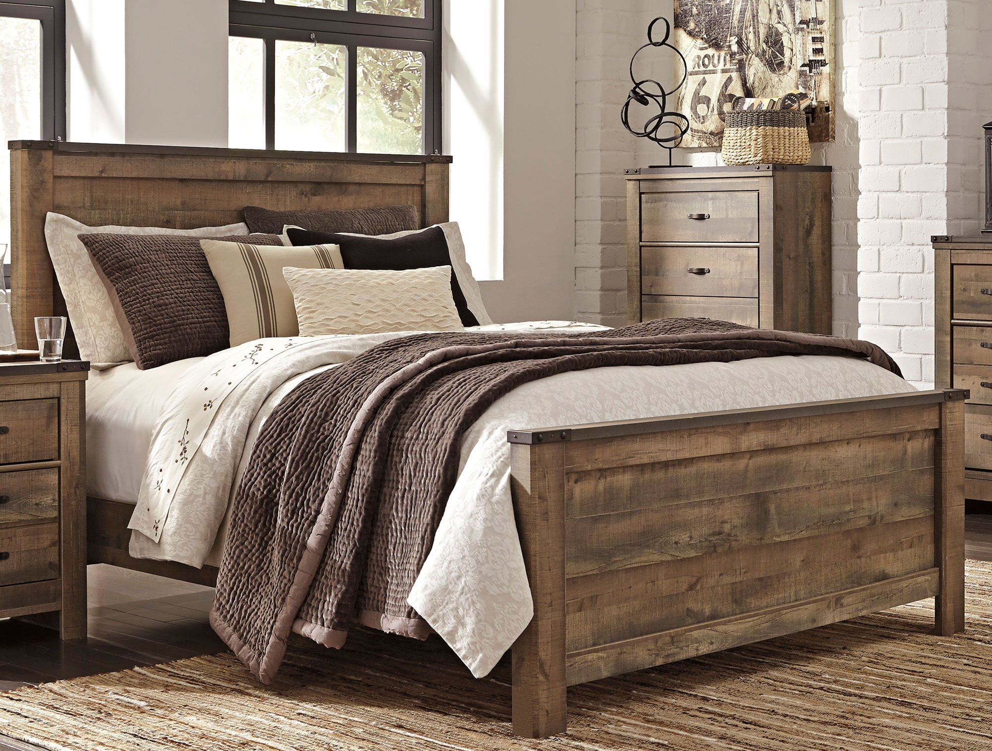 Best ideas about King Bedroom Sets
. Save or Pin Rustic Casual Contemporary 6 Piece King Bedroom Set Now.