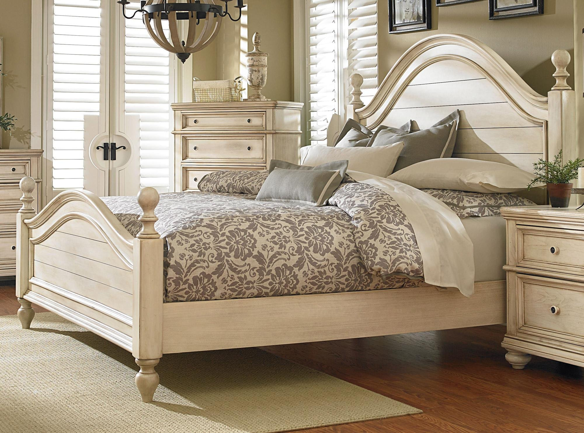 Best ideas about King Bedroom Sets
. Save or Pin Antique White 6 Piece King Bedroom Set Heritage Now.