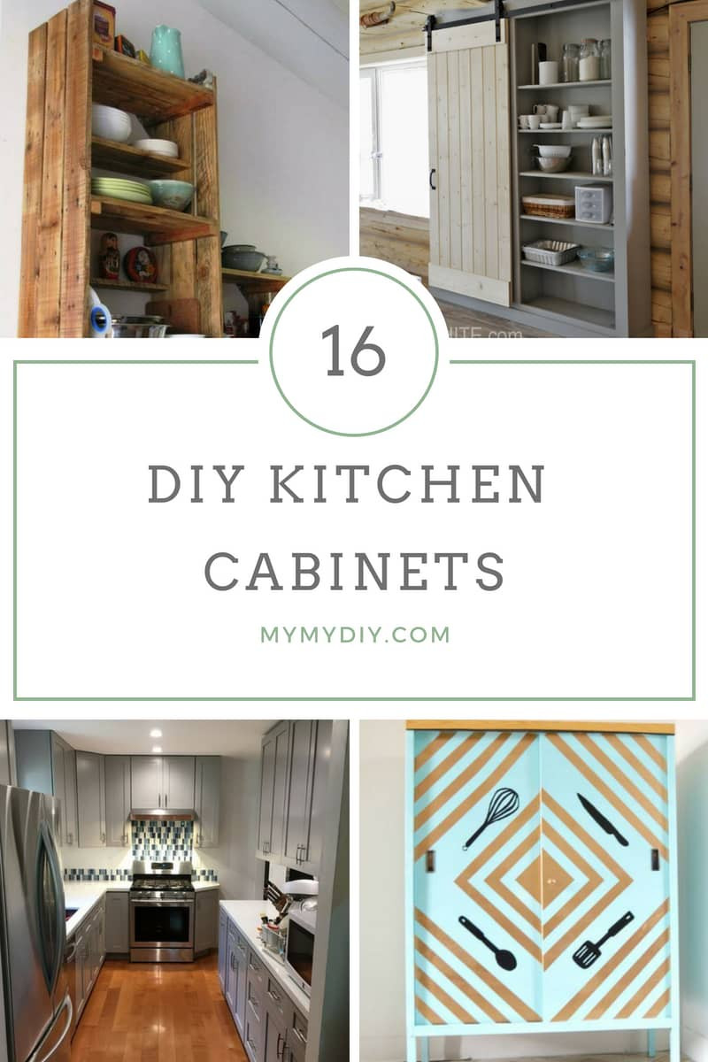 Best ideas about Kitchen Cabinet DIY
. Save or Pin 16 DIY Kitchen Cabinet Plans [Free Blueprints] MyMyDIY Now.