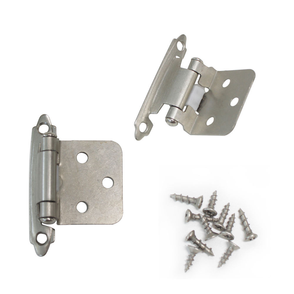 Best ideas about Kitchen Cabinet Door Hinges
. Save or Pin 40 PCS Satin Nickel Flush Hinges Kitchen Cabinet Cupboard Now.