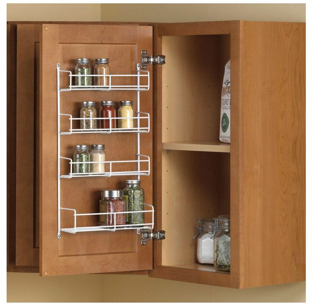 Best ideas about Kitchen Cabinet Organizer
. Save or Pin Door Mount Spice Holder Rack Kitchen Cabinet Organizer Now.