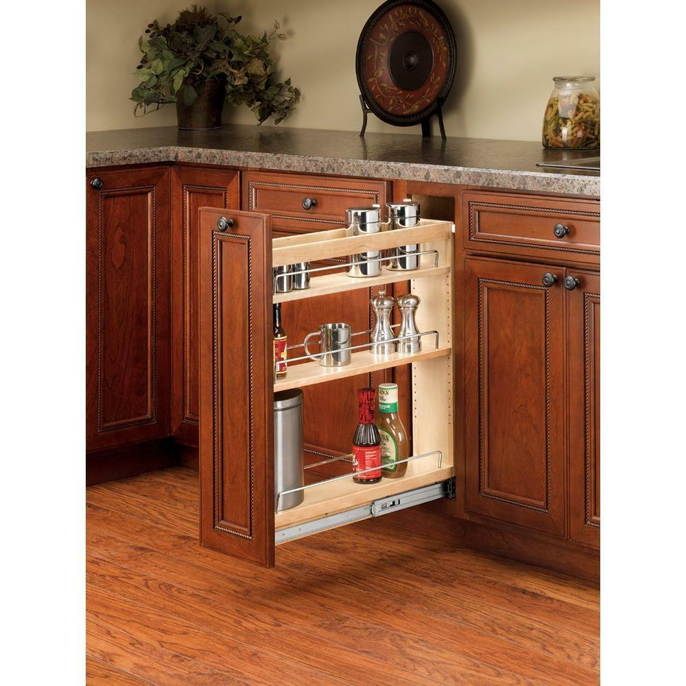 Best ideas about Kitchen Cabinet Organizer
. Save or Pin Pull Out Kitchen Wood Base Cabinet Organizer Spice Rack Now.