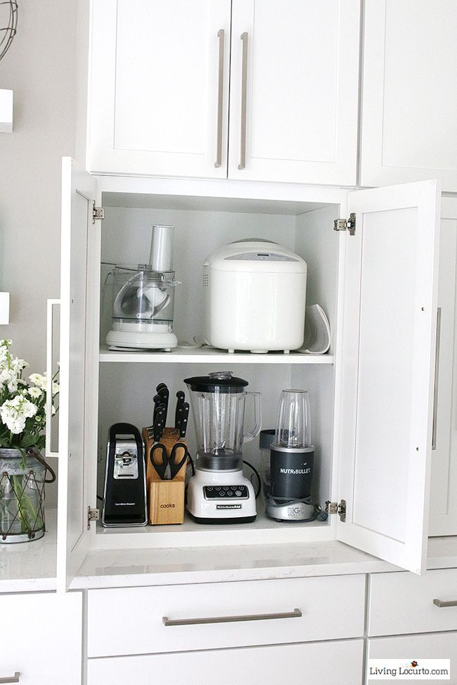 Best ideas about Kitchen Cabinet Storage Ideas
. Save or Pin Best 25 Kitchen appliance storage ideas on Pinterest Now.