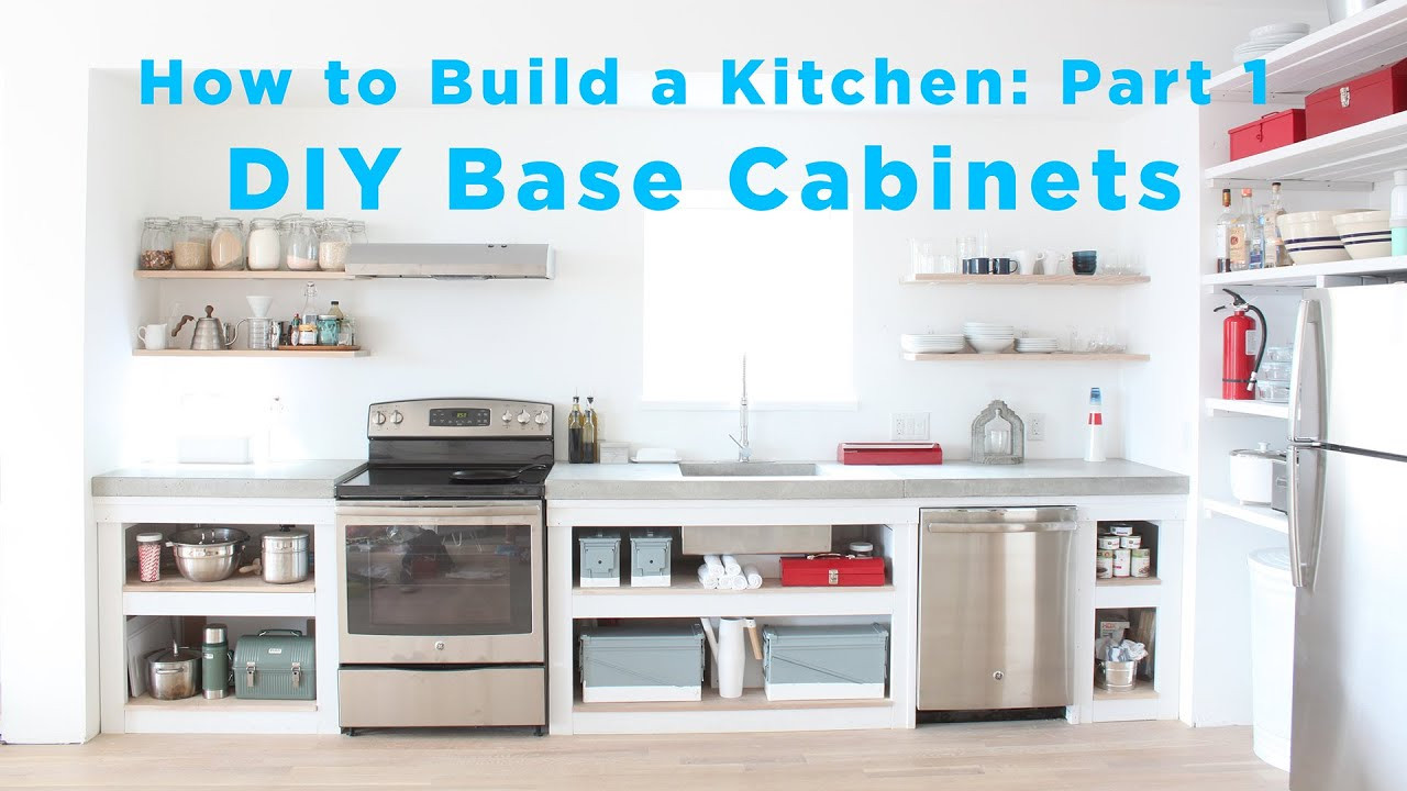 Best ideas about Kitchen Cabinets DIY
. Save or Pin The Total DIY Kitchen Part 1 Base Cabinets Now.