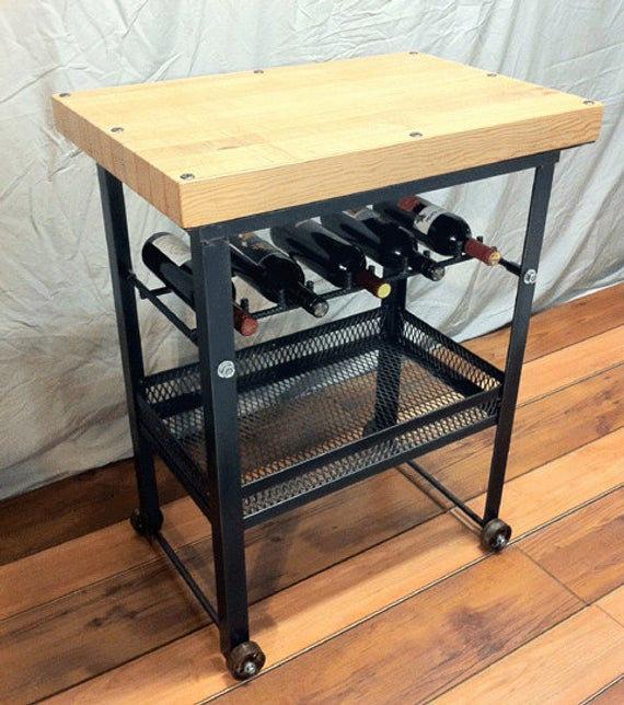 Best ideas about Kitchen Carts With Wine Racks
. Save or Pin Items similar to Kitchen Cart Industrial Wine Rack for 5 Now.