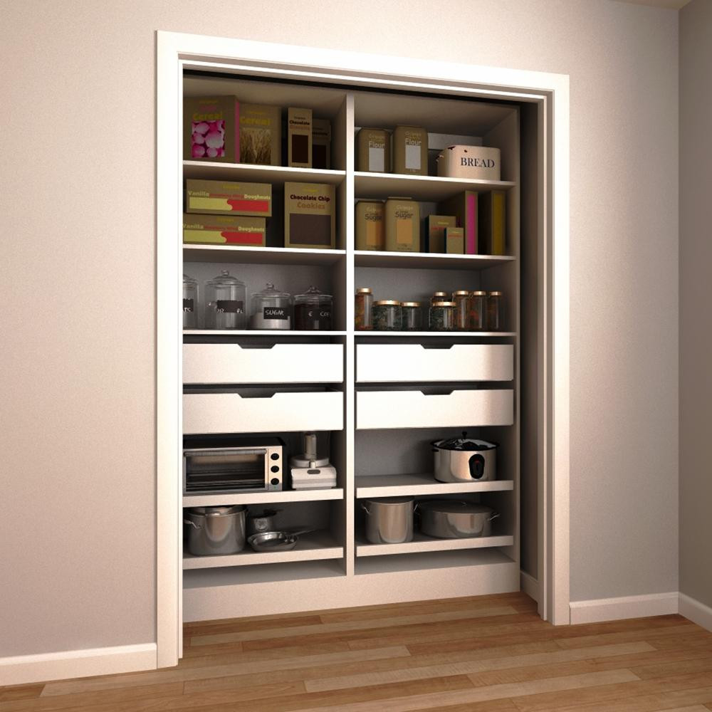 Best ideas about Kitchen Closet Organizer
. Save or Pin Modifi 60 in W x 15 in D x 84 in H Melamine Pantry Now.