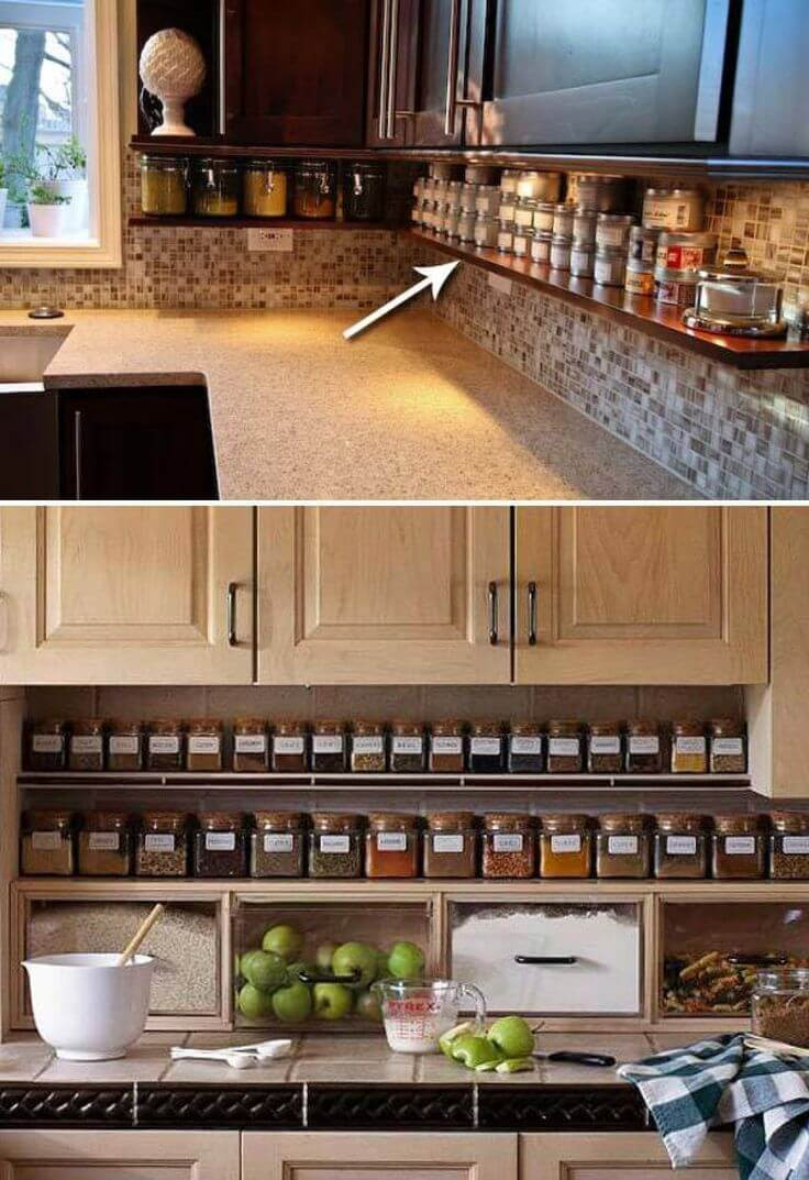 Best ideas about Kitchen Counter Organization Ideas
. Save or Pin 23 Best Clutter Free Kitchen Countertop Ideas and Designs Now.