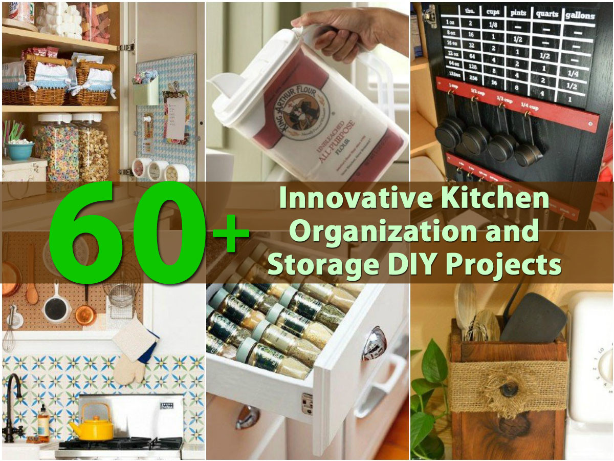 Best ideas about Kitchen DIY Projects . Save or Pin 60 Innovative Kitchen Organization and Storage DIY Now.