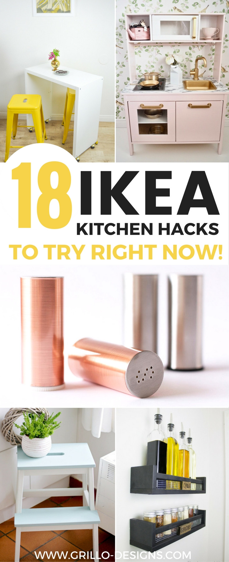 Best ideas about Kitchen Hacks DIY
. Save or Pin 18 Simple IKEA Kitchen Hacks Now.