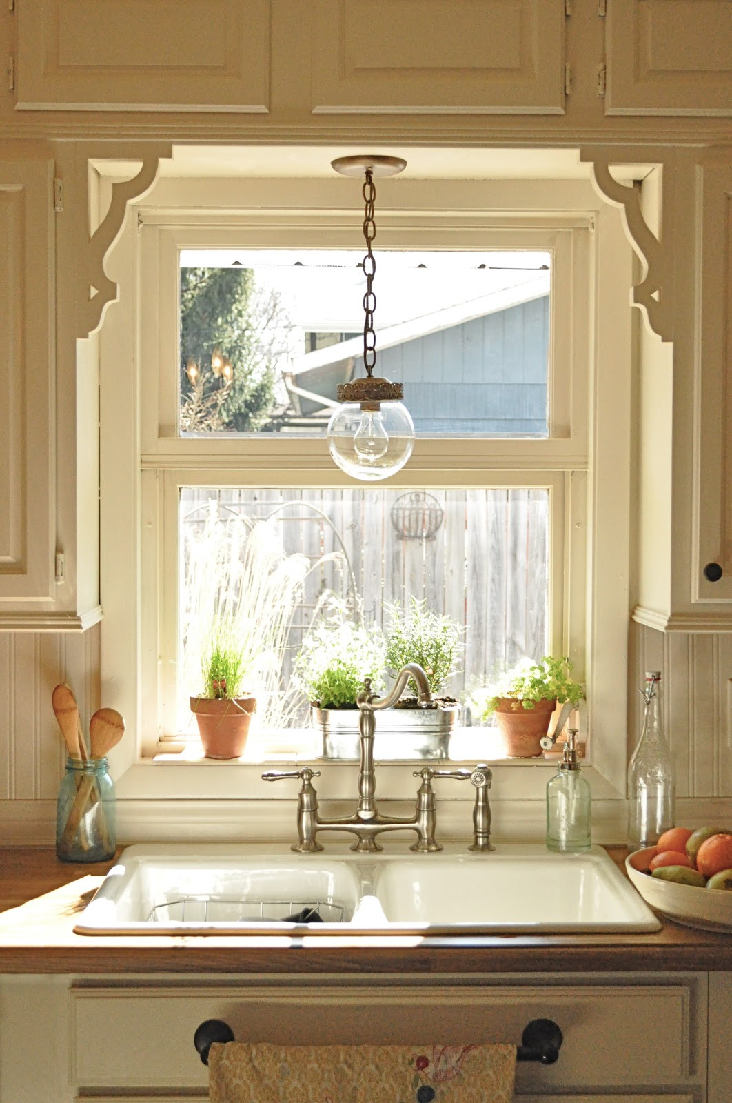 Best ideas about Kitchen Hanging Lights
. Save or Pin My kitchen s new old light fixture make over rift Now.