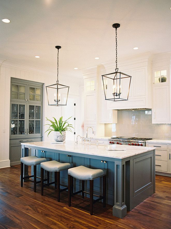 Best ideas about Kitchen Island Lighting
. Save or Pin Coastal beach house kitchen with nautical lighting Now.