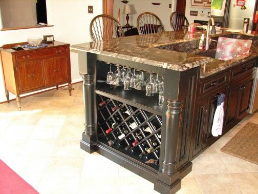 Best ideas about Kitchen Island With Wine Rack
. Save or Pin 1000 ideas about Wine Rack Cabinet on Pinterest Now.