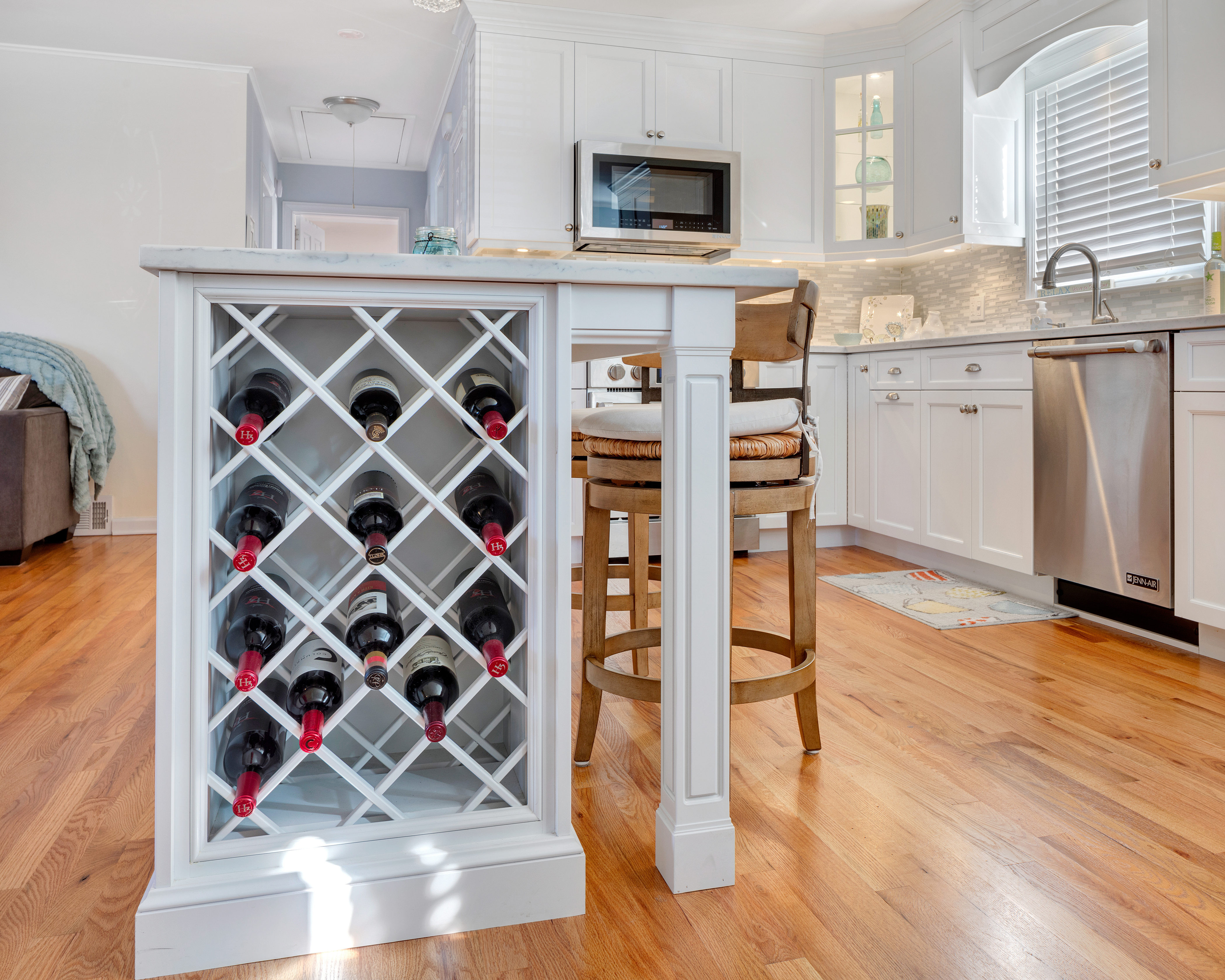 Best ideas about Kitchen Island With Wine Rack
. Save or Pin Custom Shore Kitchen Bradley Beach New Jersey by Design Now.