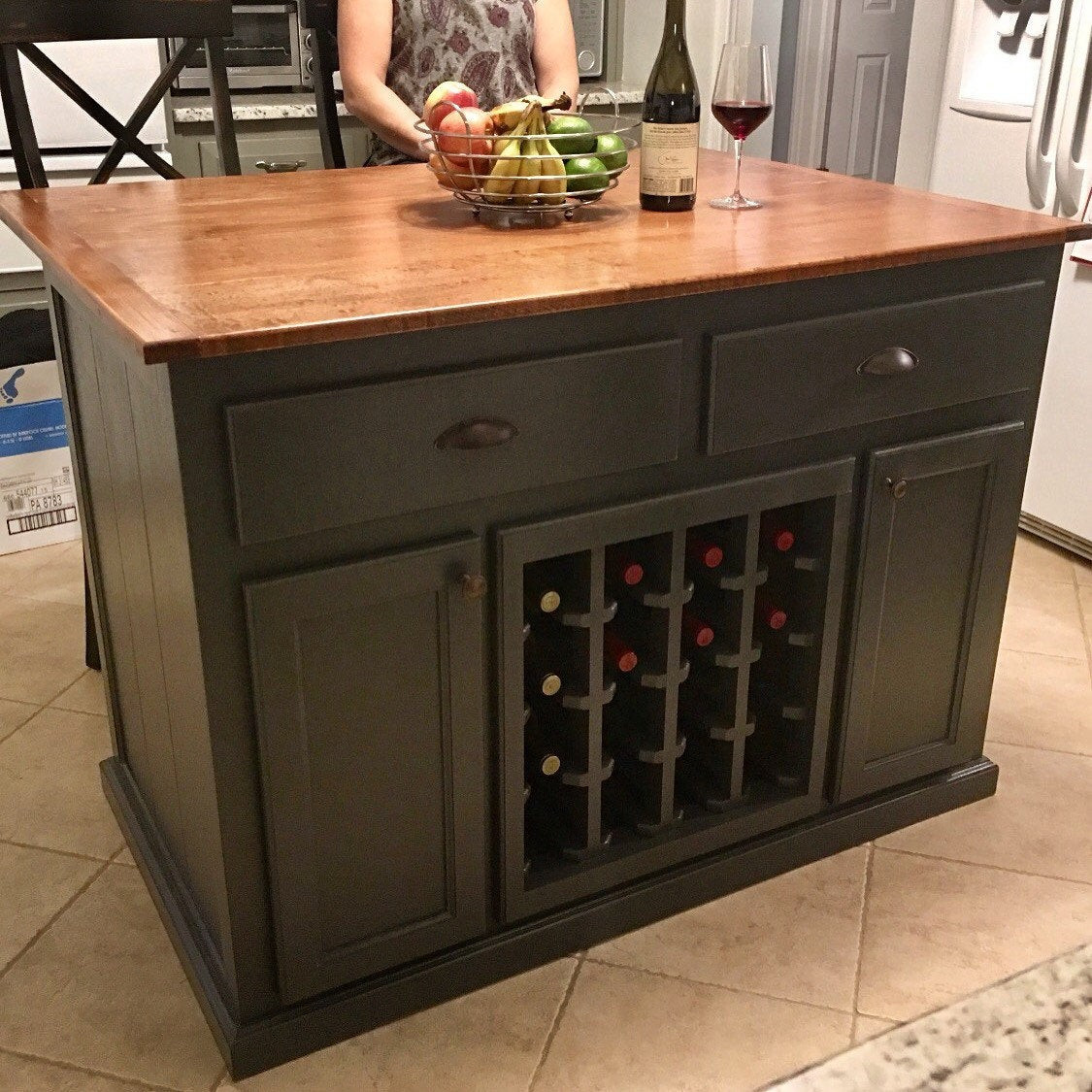 Best ideas about Kitchen Islands With Wine Racks
. Save or Pin Kitchen Island with 10 Overhang and Wine Rack Now.