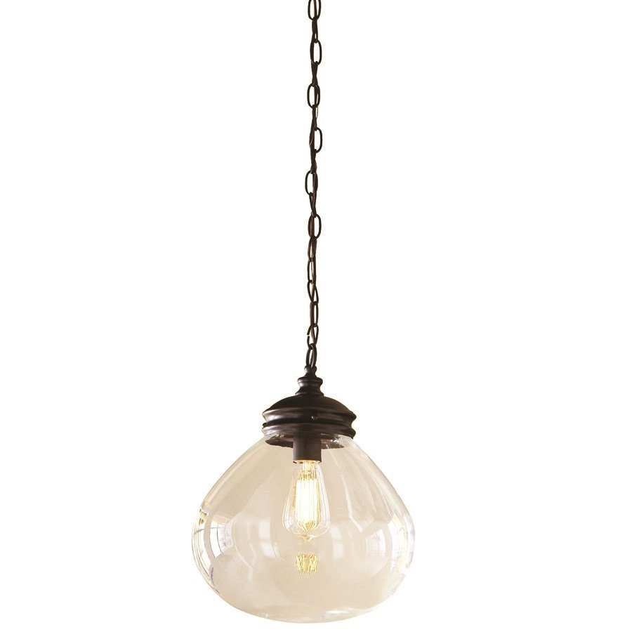 Best ideas about Kitchen Lighting Lowes
. Save or Pin allen roth 12 in Bristow Edison Style Pendant Light with Now.
