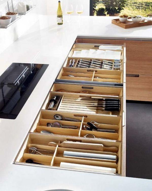 Best ideas about Kitchen Organizer Ideas
. Save or Pin 15 Kitchen drawer organizers – for a clean and clutter Now.