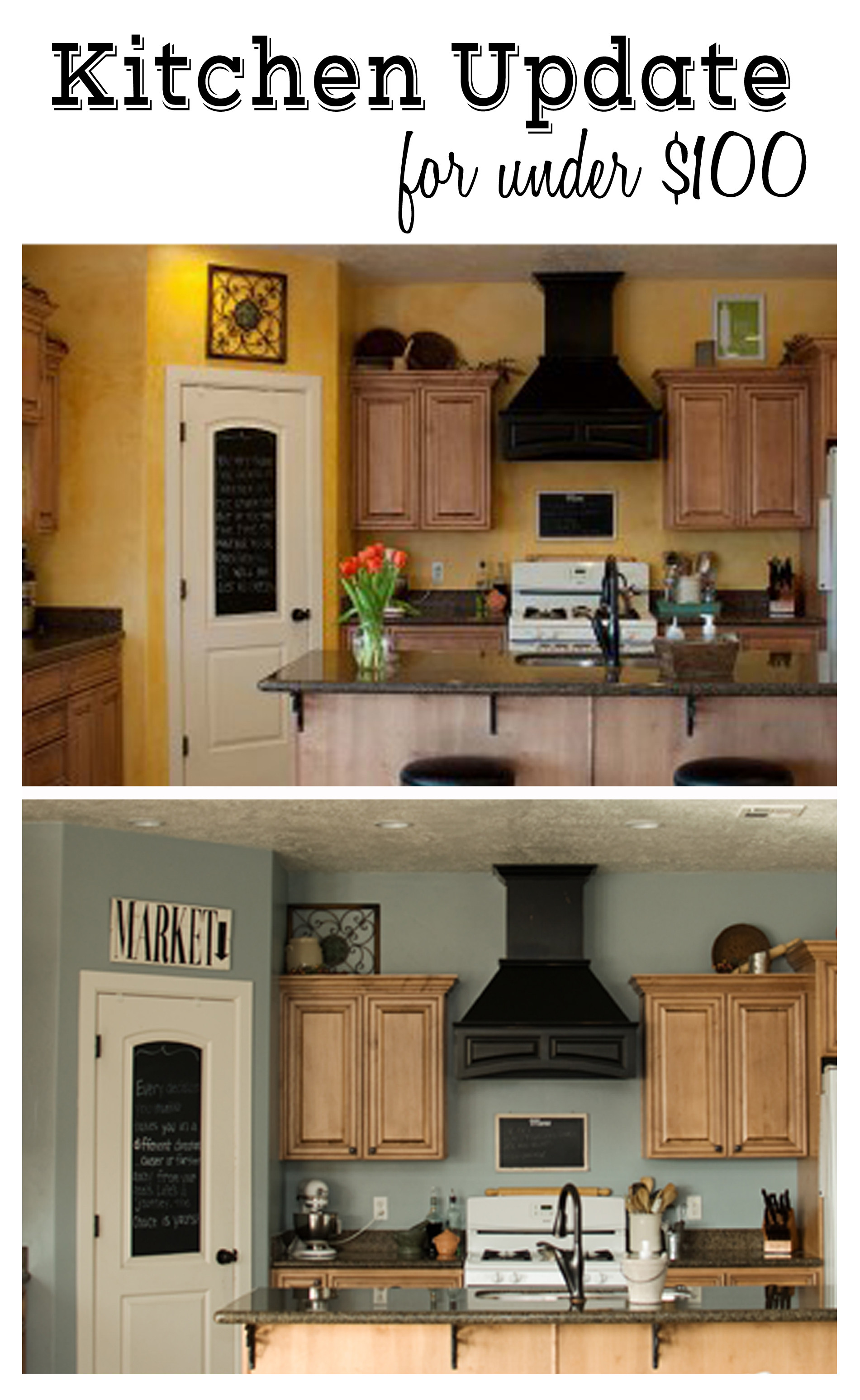 Best ideas about Kitchen Paint Colors
. Save or Pin Kitchen Update for under $100 Now.