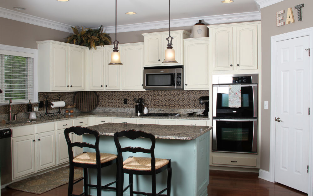 Best ideas about Kitchen Paint Colors With White Cabinets
. Save or Pin Annie Sloan Duck Egg Blue Painted Kitchen Cabinets Now.