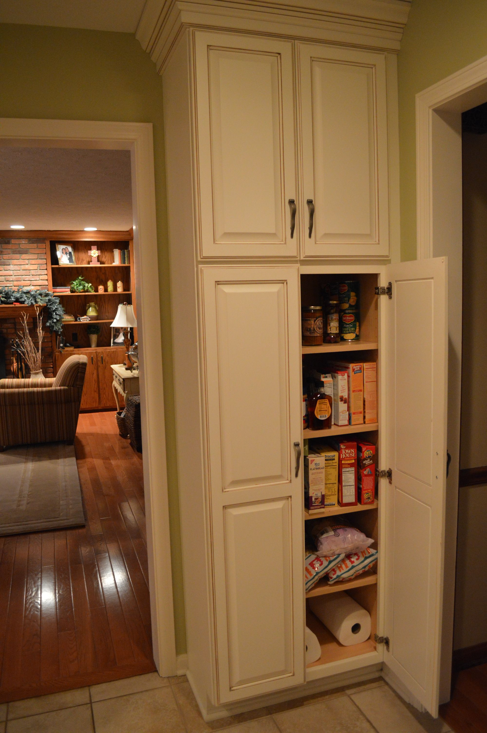 Best ideas about Kitchen Pantry Cabinet
. Save or Pin Simple white kitchen pantry cabinet from timber set on the Now.