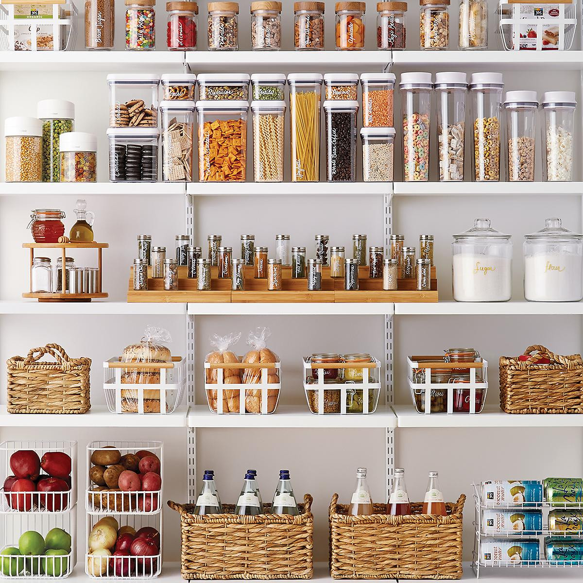 Best ideas about Kitchen Pantry Organizers
. Save or Pin Scala Steel Wire Stackable Basket Now.